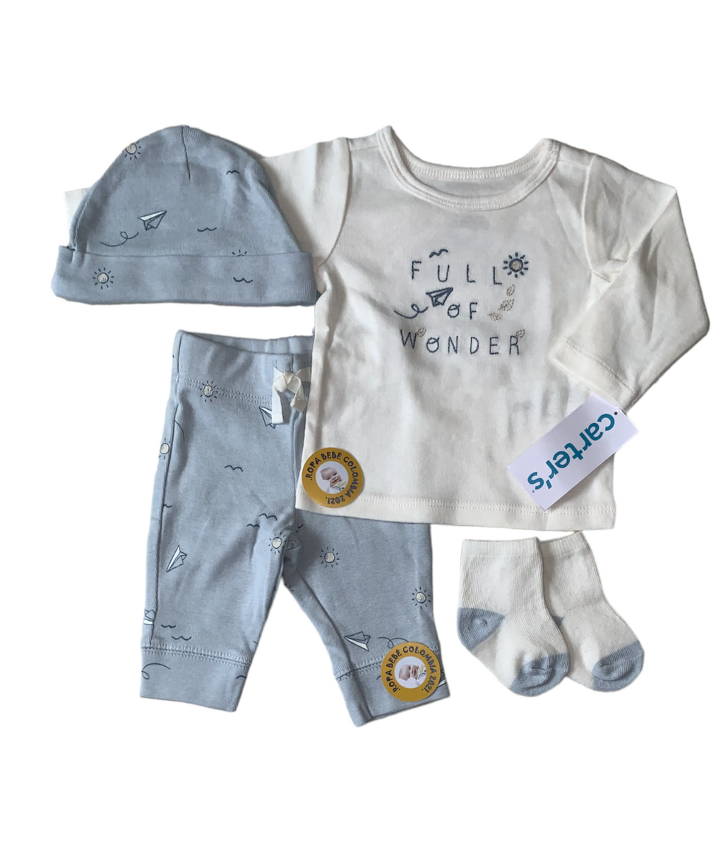 Set x 4 Pzas Recién Nacido