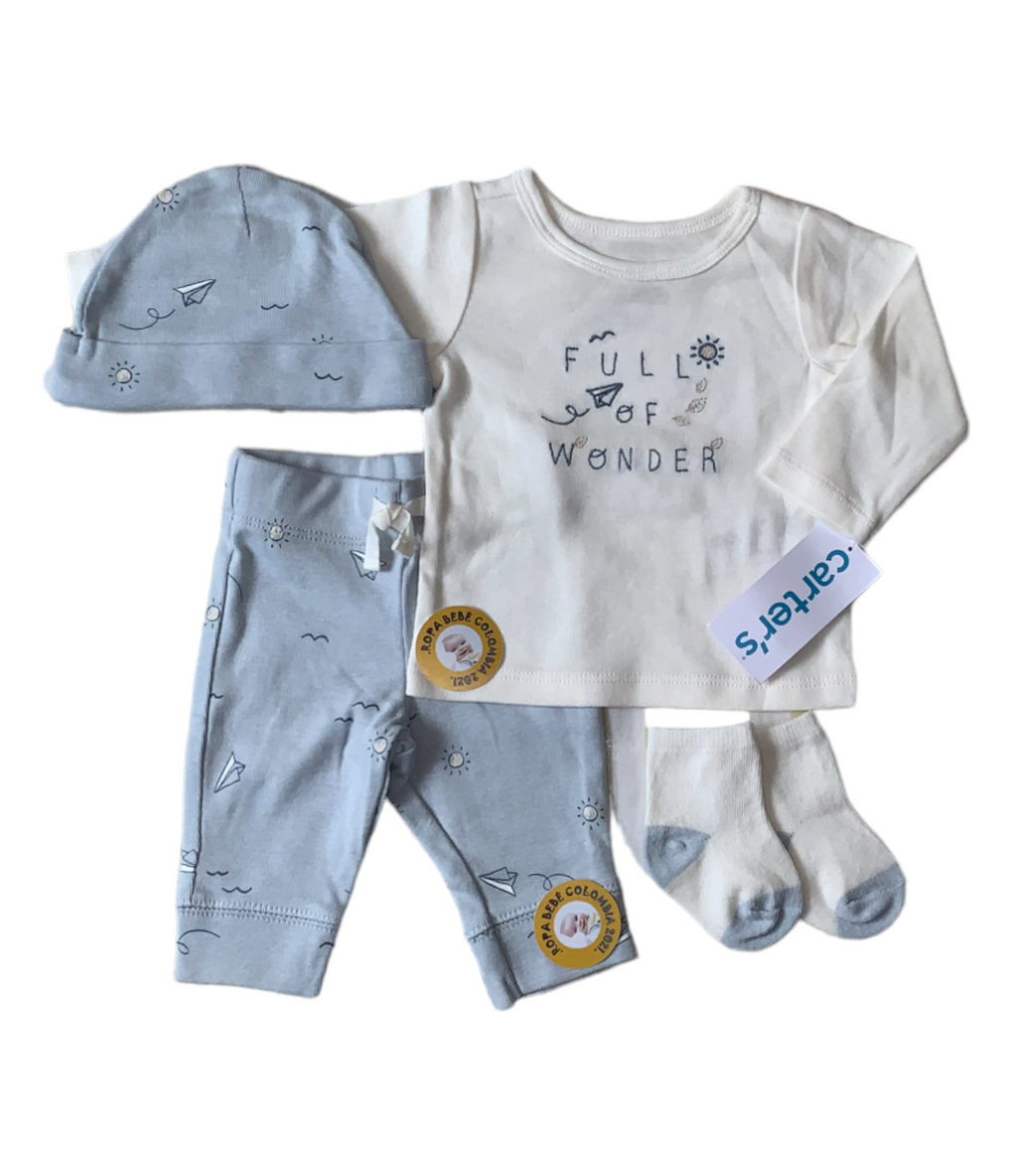 Set x 4 Pzas Recién Nacido